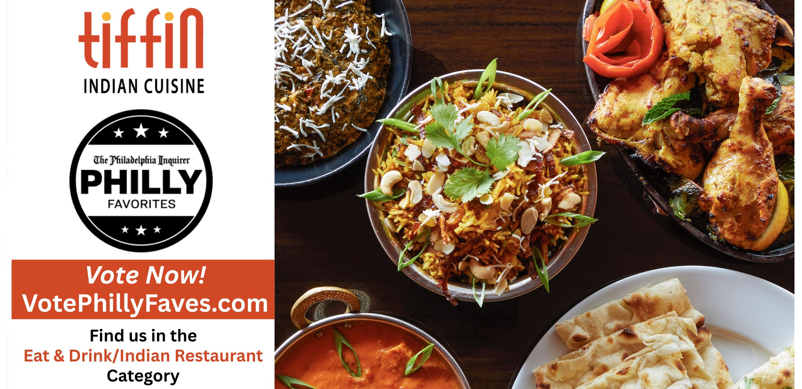 Vote tiffin #1 Philly Fave!