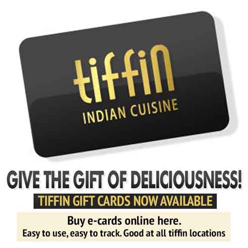BUY A TIFFIN GIFT CARD HERE

<!--Sunday June 16 Dine in Special

Save 20% on Dad's Entrée with purchase of a regular entrée